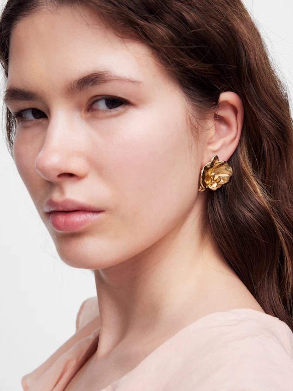 Madewell Orchid Stud Earrings